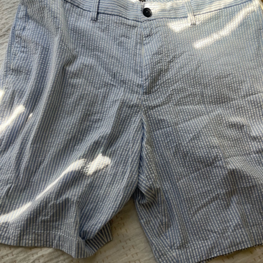 Banana Republic Aiden Club Short Blue Striped Shorts Men’s 35